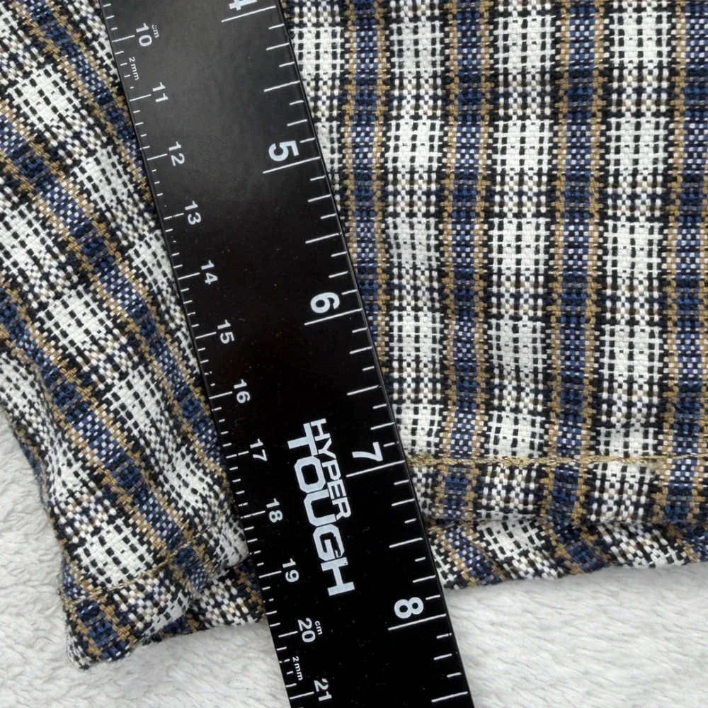 Levi's High Baggy Shorts Men 29 Plaid Shorts Cotton Casual 5-Pocket